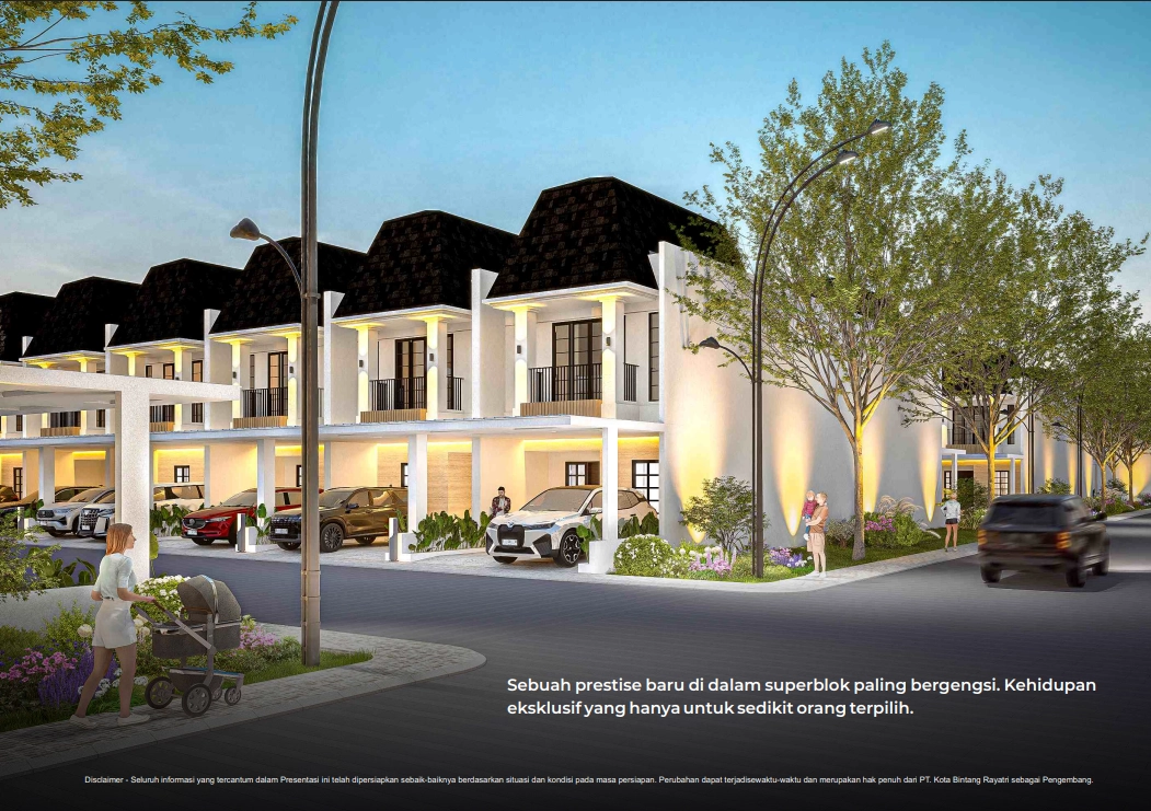 Kamar Tidur Utama (Master Bedroom) Cluster Roma