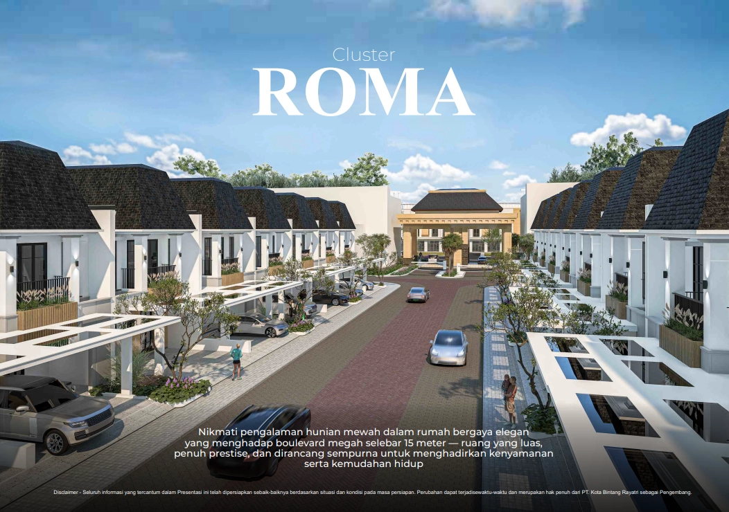 Ruang Makan (Dining Room) Cluster Roma