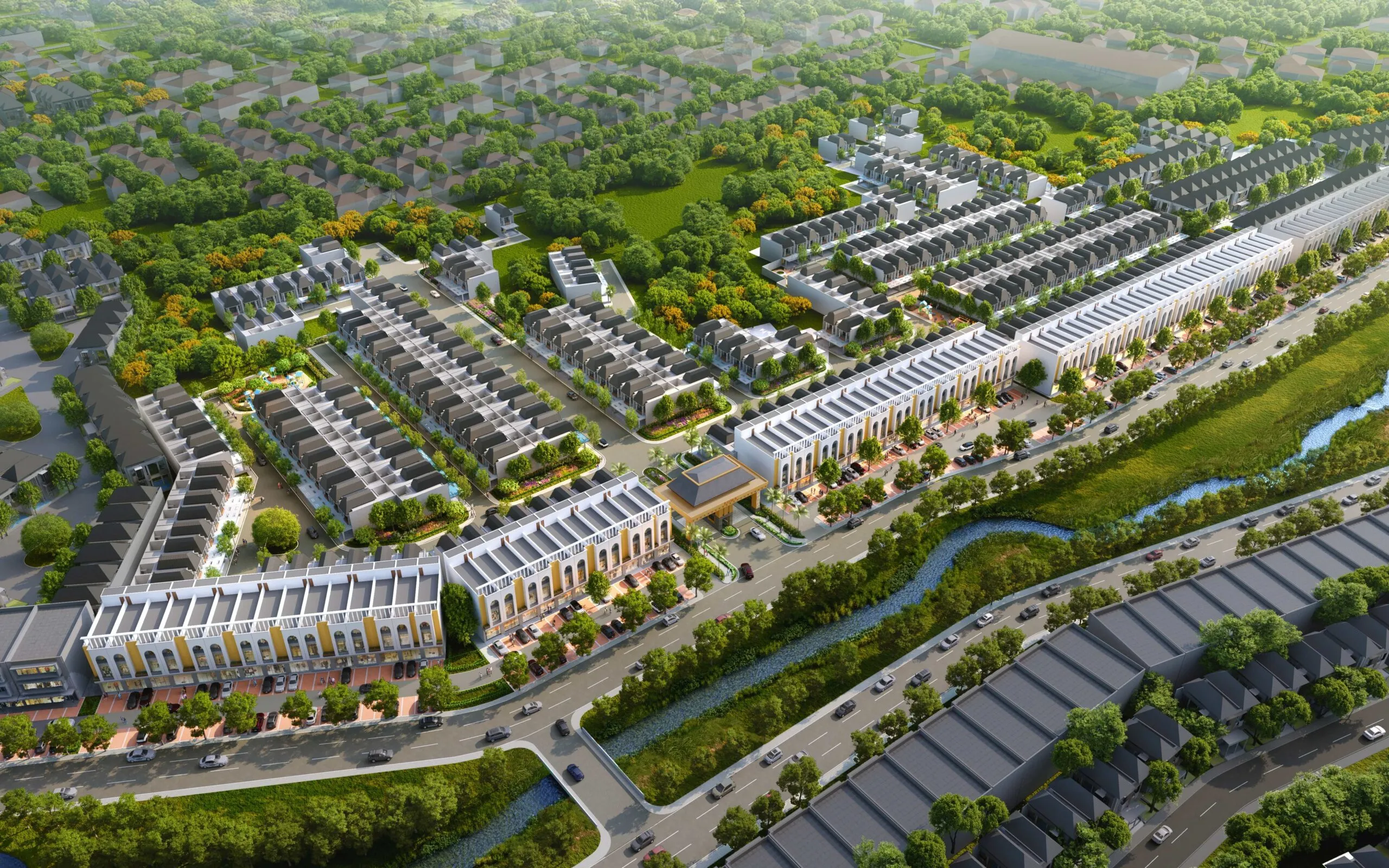 Fasad mewah Cluster Roma